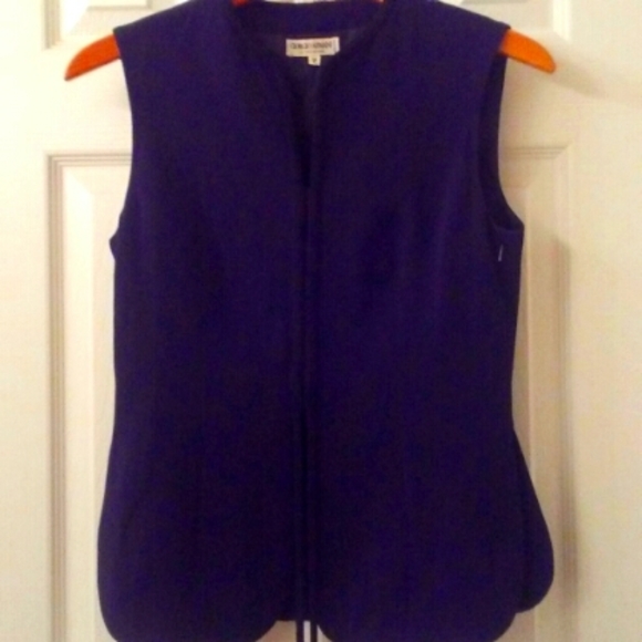 Giorgio Armani Tops - Nwot braided accent Vest top